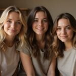 Een groep jonge vrouwen lacht ontspannen en zitten dicht bij elkaar