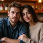 Sexcontact Noord-Brabant: Vind Geile Dates in Jouw Regio Een jongeman en jongedame zitten gezellig aan een houten bar