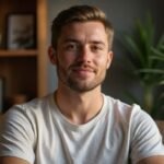 Webcammodel worden als man, gay of homo: Alles wat je moet weten Een ontspannen jongeman zit in een uitnodigende, eenvoudige kamer