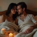10 Effectieve Tips om je Seksleven te Verbeteren Een man en een vrouw zitten samen knus op een bed