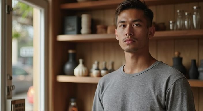 Een georganiseerd assortiment volwassen producten in een winkelinterieur. Een georganiseerd assortiment volwassen producten in een winkelinterieur