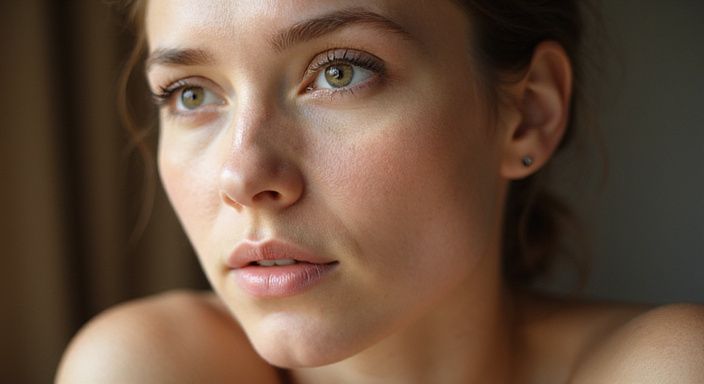Natuurlijke close-up van een persoon met authentieke emotie en fijne details. Natuurlijke close-up van een persoon met authentieke emotie en fijne details die wil sexchatten met sexy vrouwen.